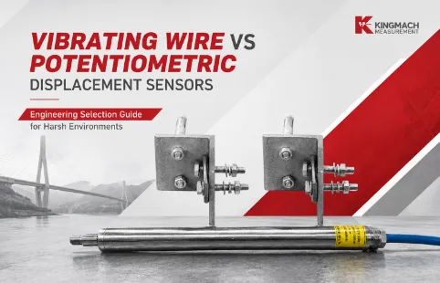 Cuerda vibratoria Kingmach frente a sensores de desplazamiento potenciométricos