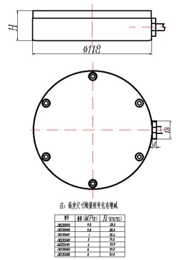 Celda de presión de tierra (tipo VW y Smart) JMZX-50XXAT/ATM imagen 6